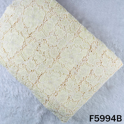 Imported Sequins Cut Work Organza Fabric - F5994