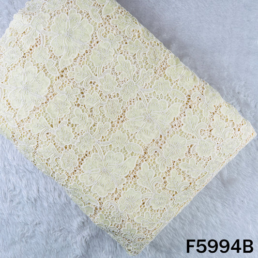 Imported Sequins Cut Work Organza Fabric - F5994