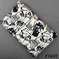 Digital Print Modal Satin Fabric - F7437