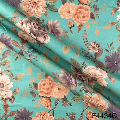 Printed Glaze Cotton Fabric-F4434