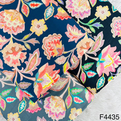 Digital Print Glaze Cotton Fabric-F4435
