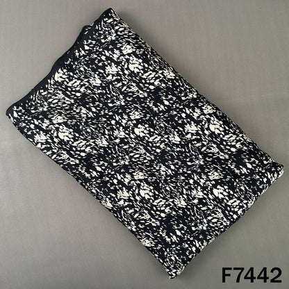 Printed Modal Satin Fabric - F7442