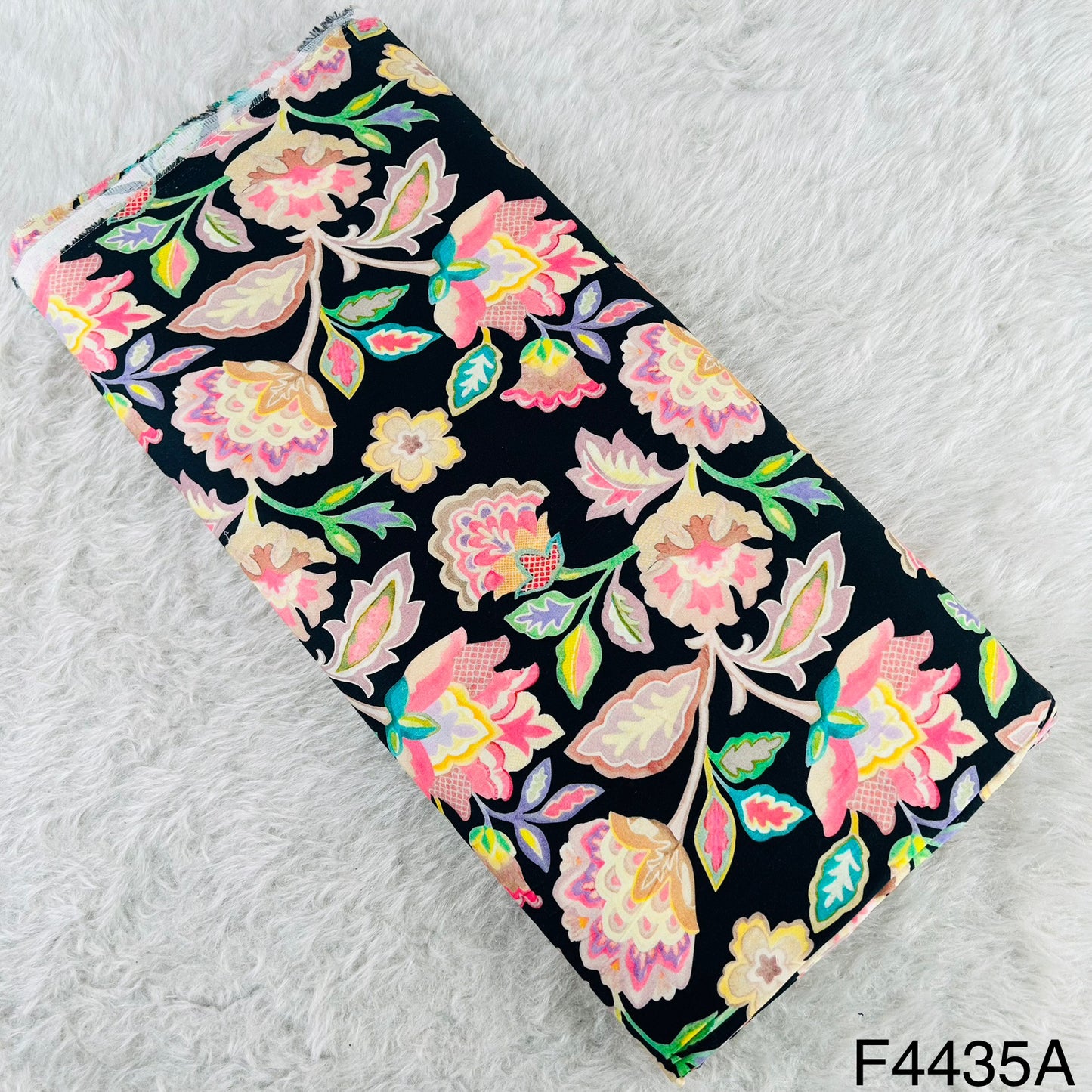 Digital Print Glaze Cotton Fabric-F4435