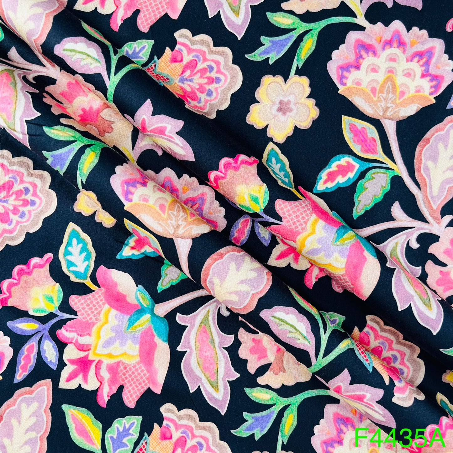 Digital Print Glaze Cotton Fabric-F4435