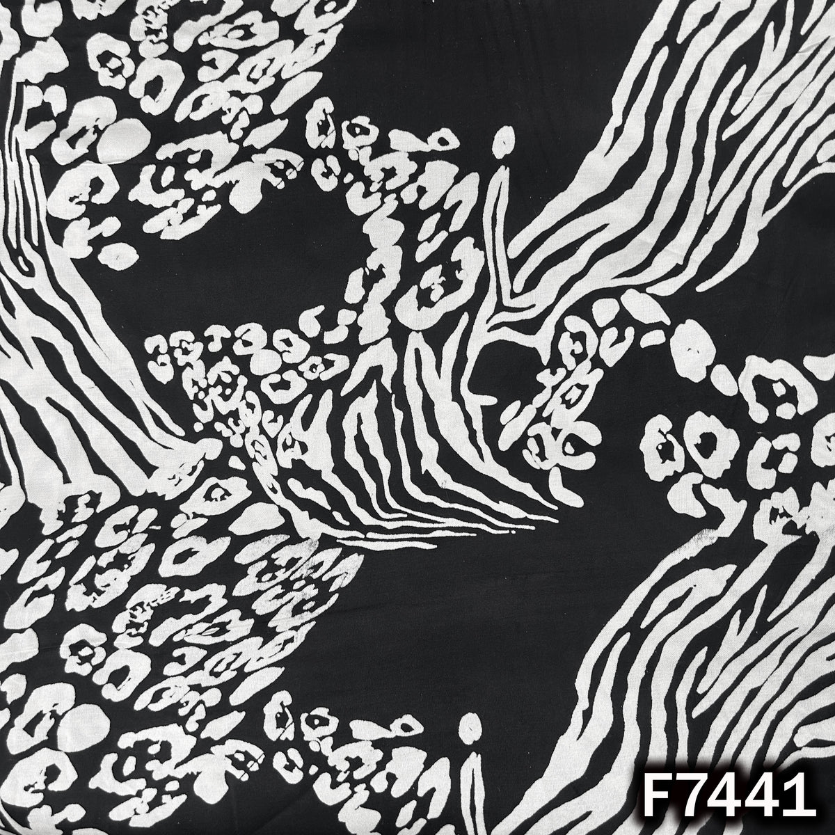 Printed Modal Satin Fabric - F7441