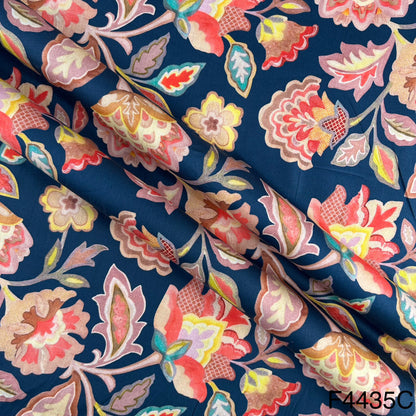 Digital Print Glaze Cotton Fabric-F4435