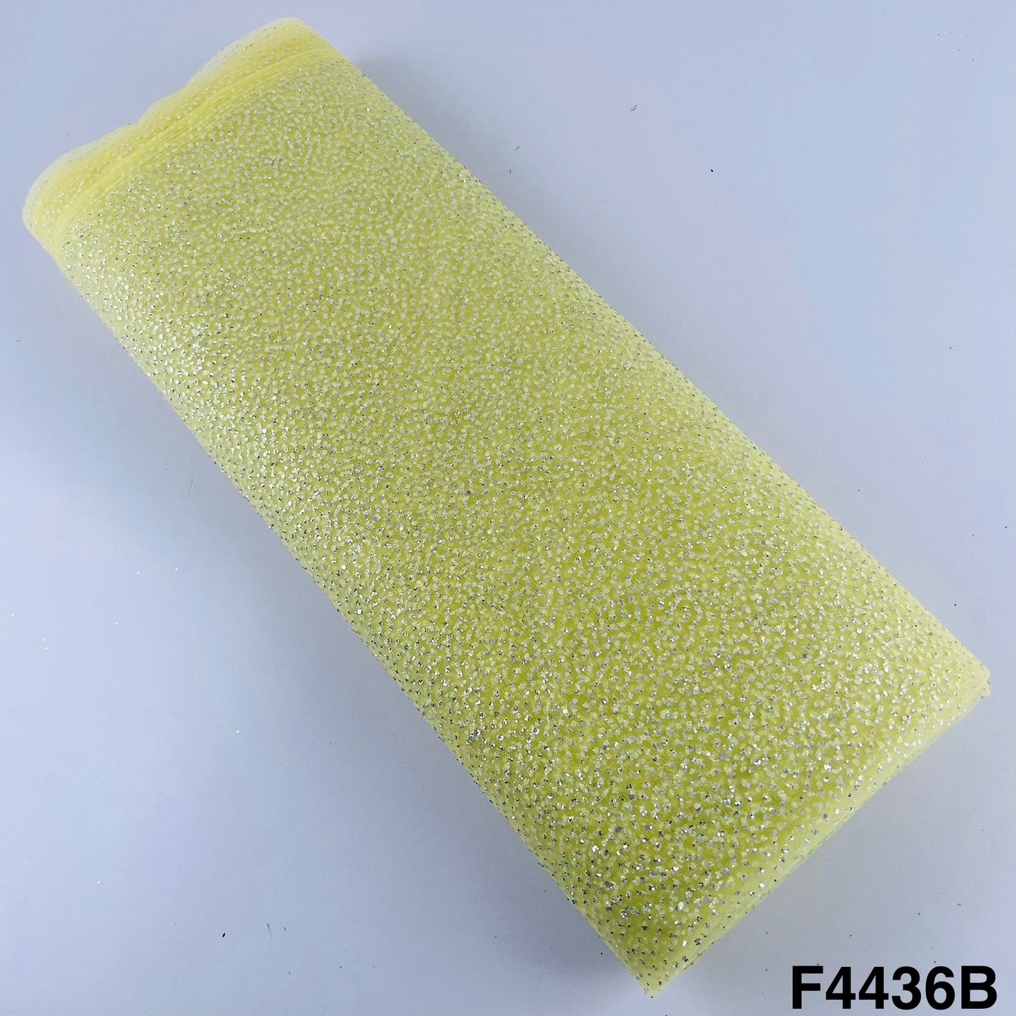 Soft Net with Pasted Glitter  Fabric-F4436