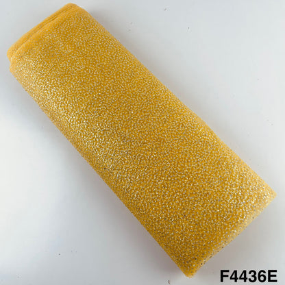 Soft Net with Pasted Glitter  Fabric-F4436