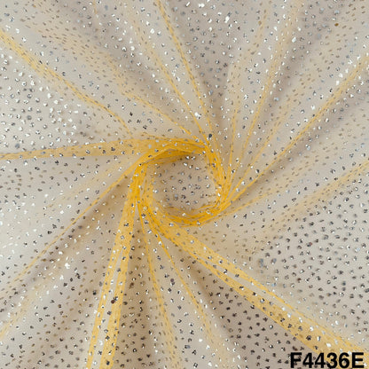 Soft Net with Pasted Glitter  Fabric-F4436