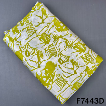 Printed Modal Satin Fabric - F7443