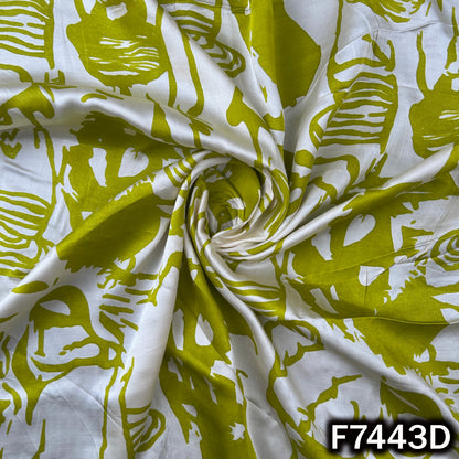 Printed Modal Satin Fabric - F7443