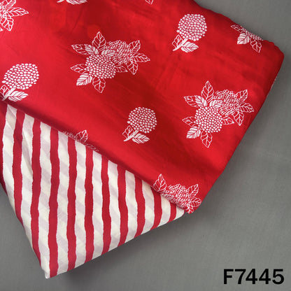 Printed Modal Satin Fabric - F7445