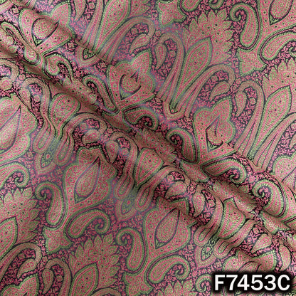 Jacquard Brocade Silk Fabric - F7453
