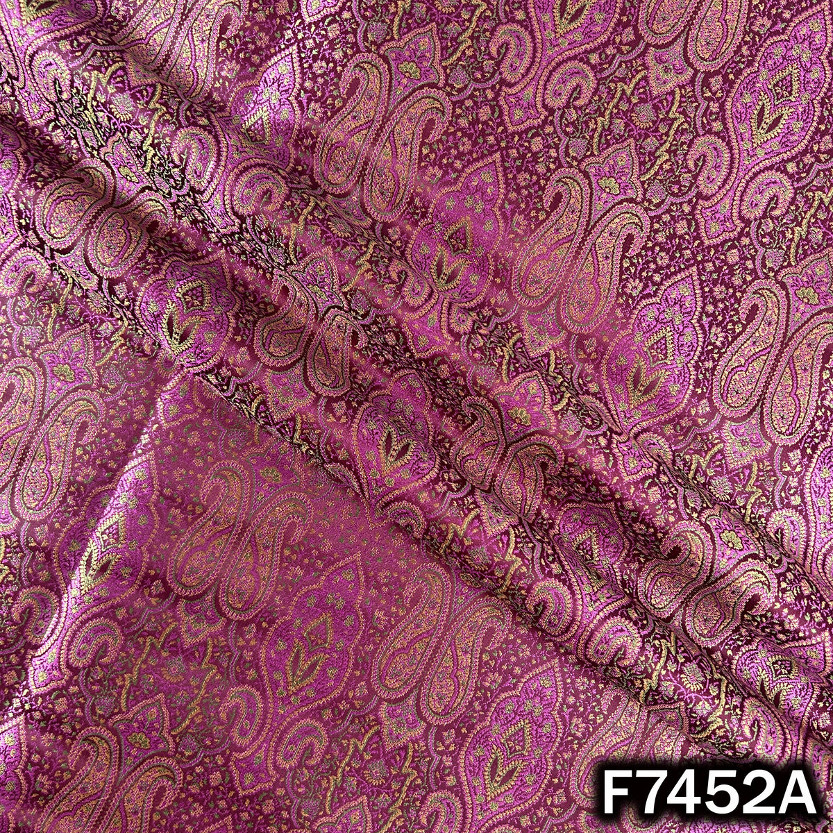 Jacquard Brocade Silk Fabric - F7452
