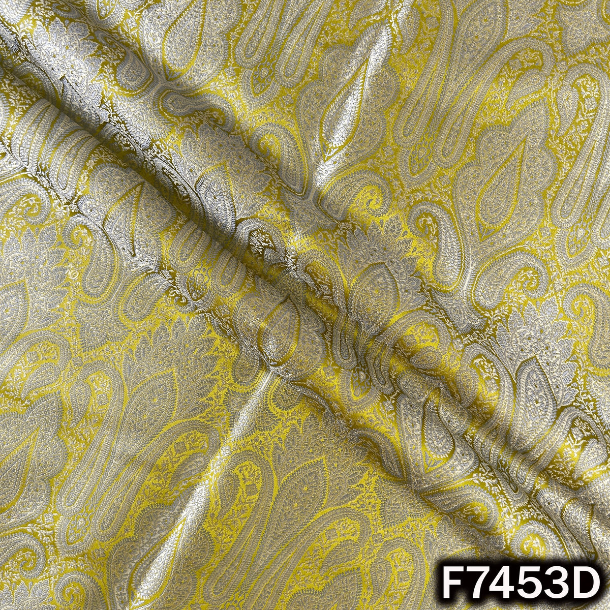 Jacquard Brocade Silk Fabric - F7453