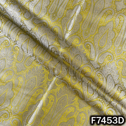 Jacquard Brocade Silk Fabric - F7453