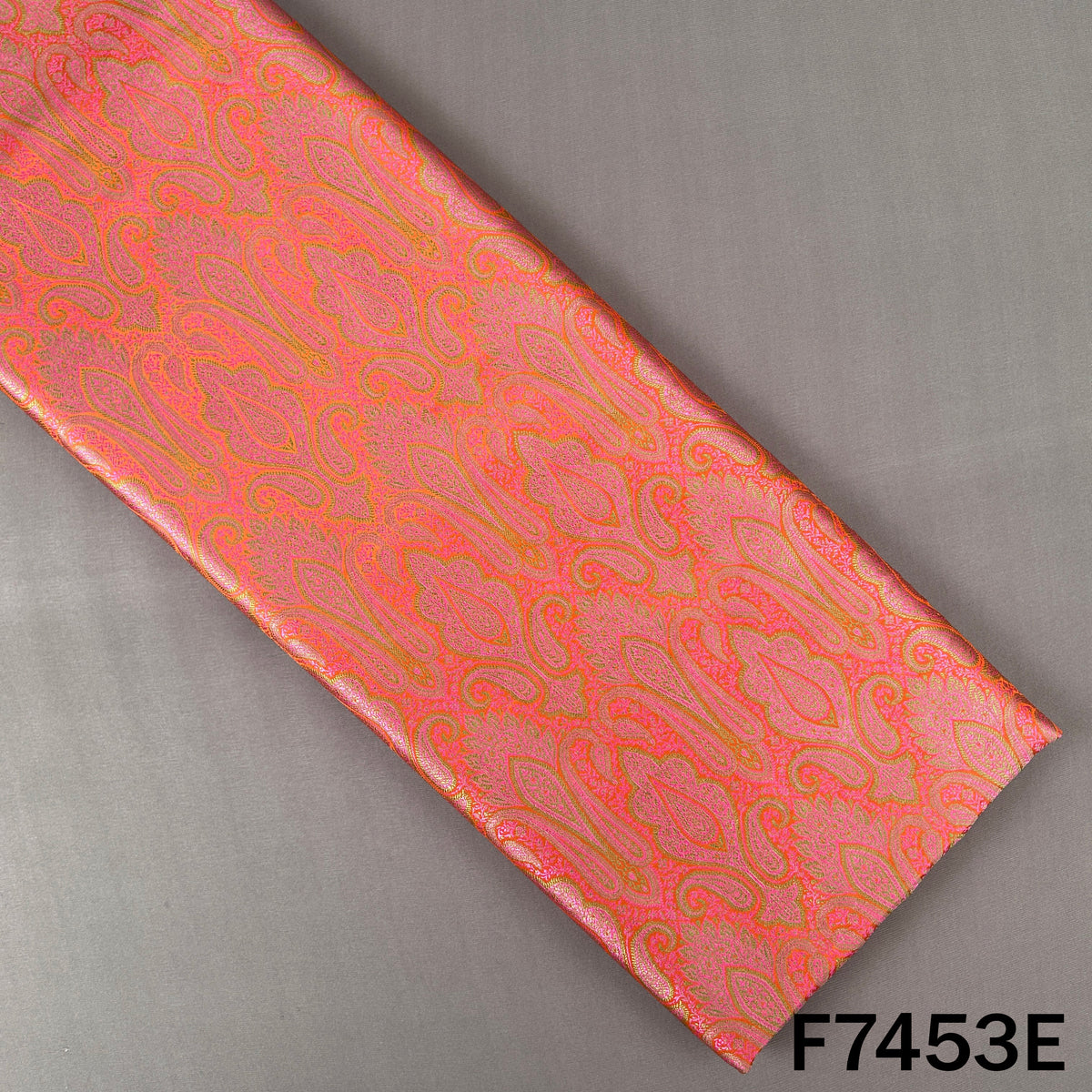 Jacquard Brocade Silk Fabric - F7453