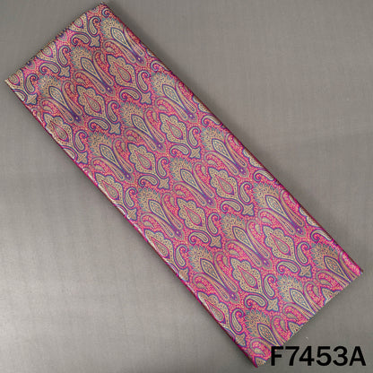 Jacquard Brocade Silk Fabric - F7453