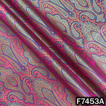 Jacquard Brocade Silk Fabric - F7453