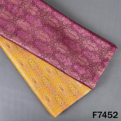 Jacquard Brocade Silk Fabric - F7452