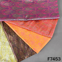 Jacquard Brocade Silk Fabric - F7453