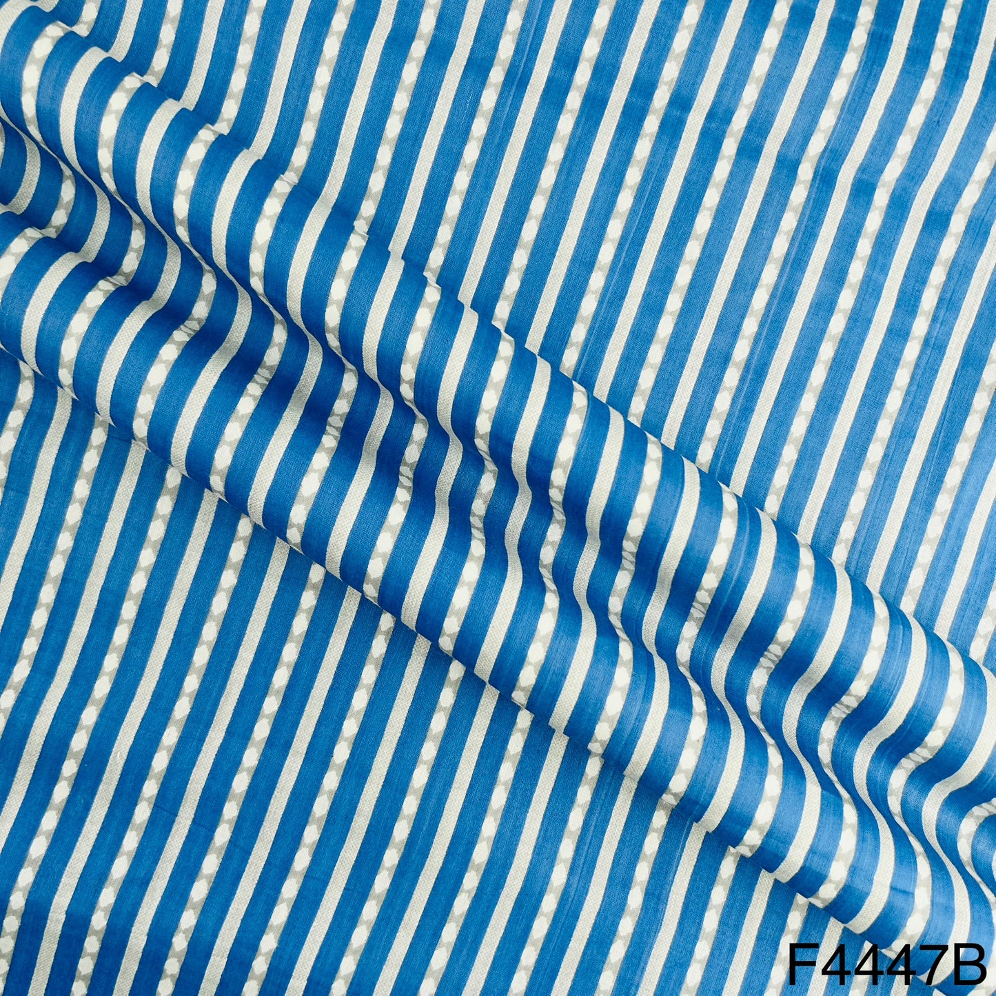 Block Print Cotton Fabric-F4447