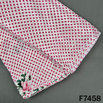 Printed Polka Dot Crepe Fabric - F7458
