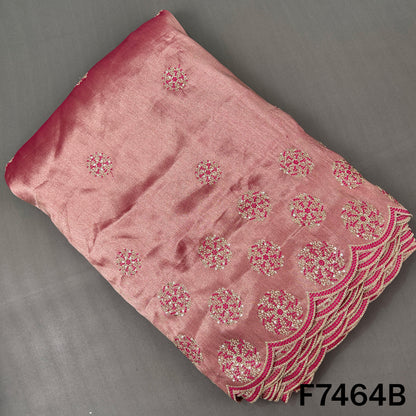 Zari Sequins Thread Embroidered Tissue Fabric - F7464