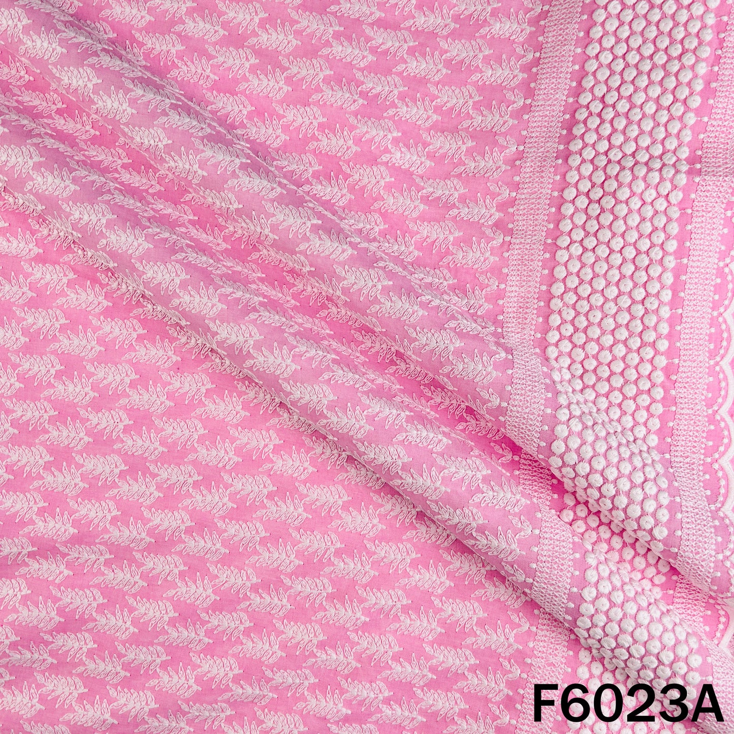 Chikankari Cotton Fabric - F6023