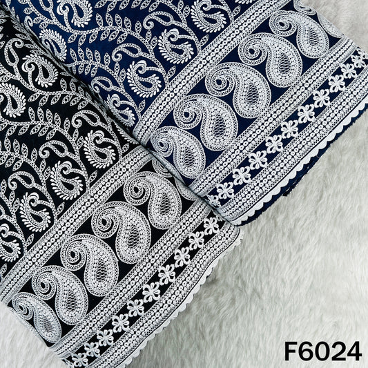 Chikankari Cotton Fabric - F6024