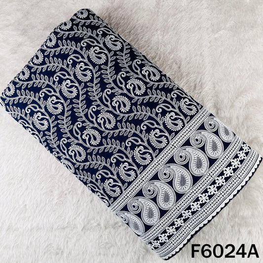 Chikankari Cotton Fabric - F6024