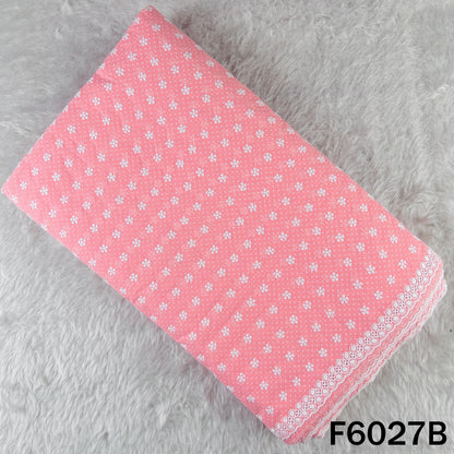 Chikankari Cotton Fabric - F6027