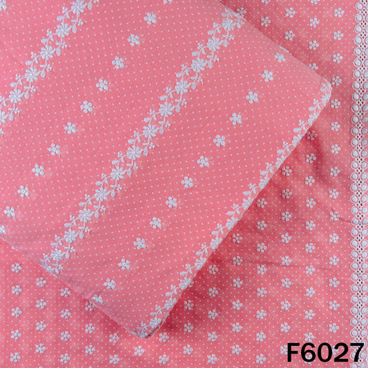 Chikankari Cotton Fabric - F6027