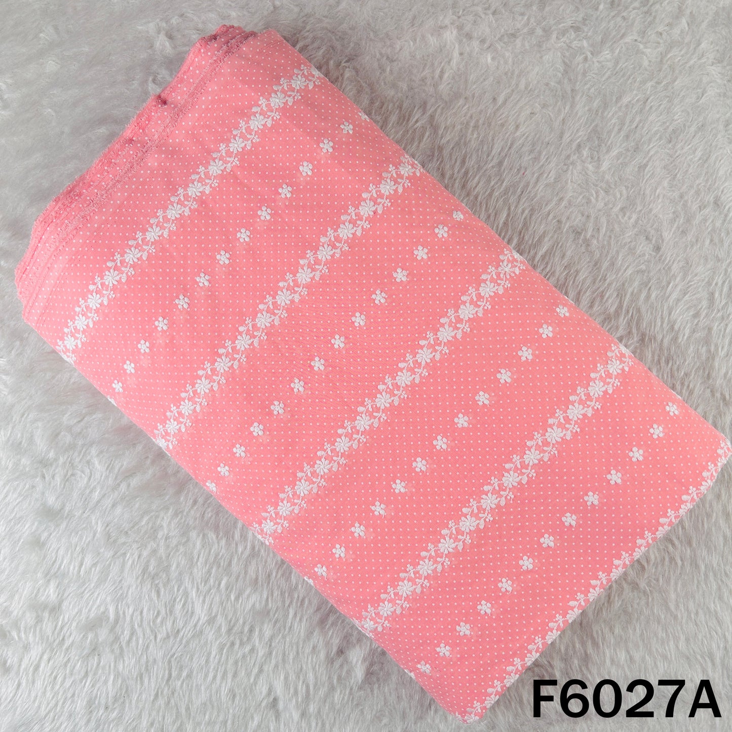 Chikankari Cotton Fabric - F6027
