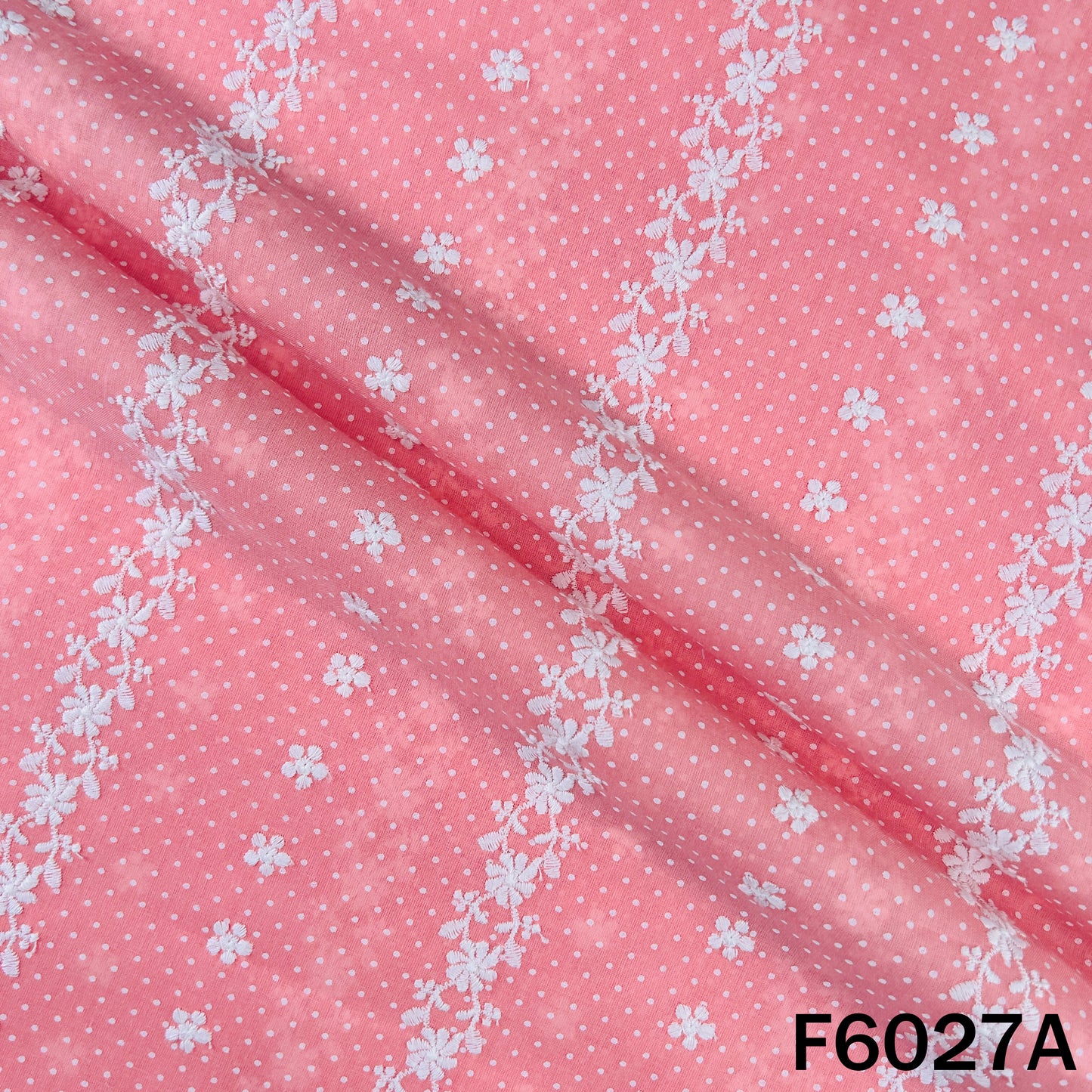 Chikankari Cotton Fabric - F6027