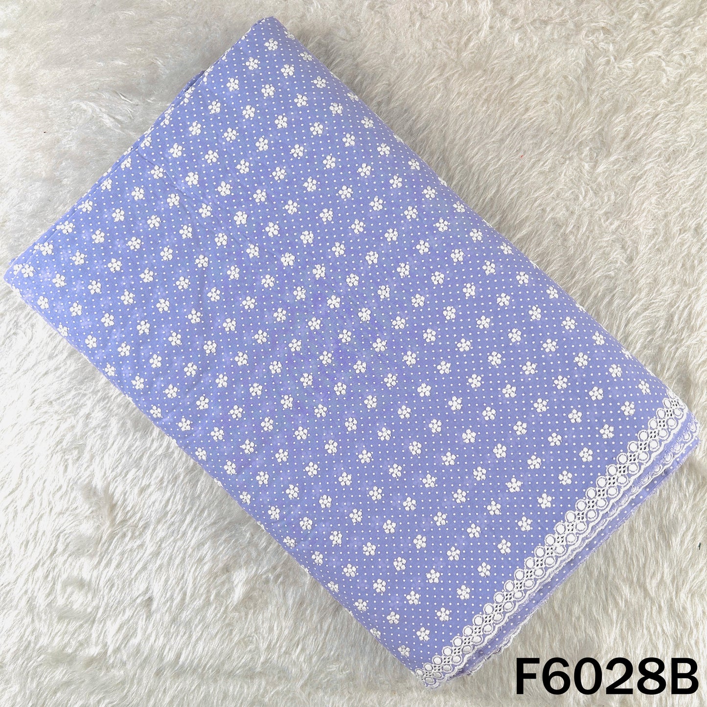 Chikankari Cotton Fabric - F6028