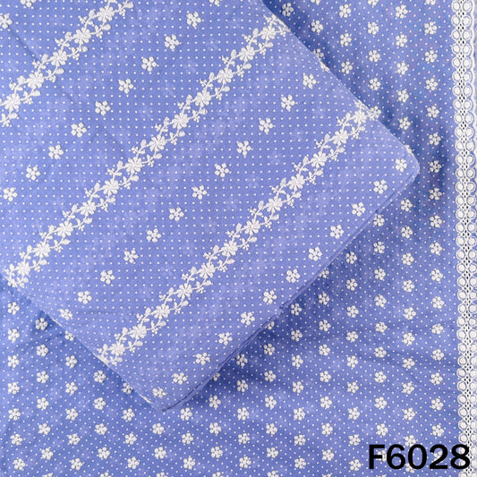 Chikankari Cotton Fabric - F6028