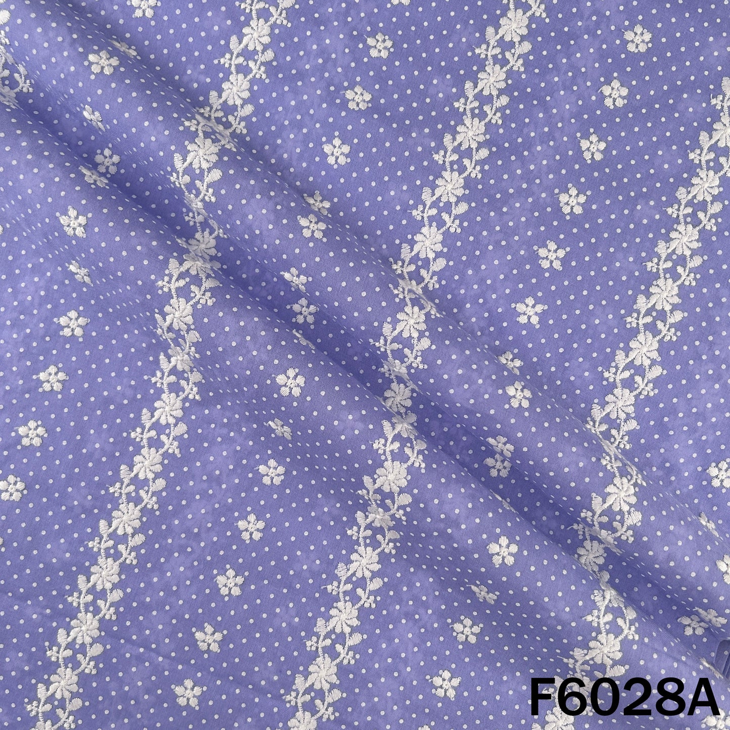 Chikankari Cotton Fabric - F6028