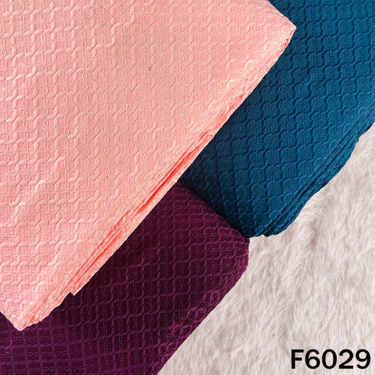 Chikankari Rayon Cotton Fabric - F6029