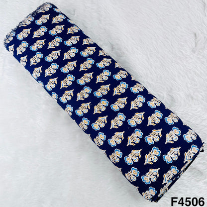 Printed Rayon Cotton Fabric- F4506