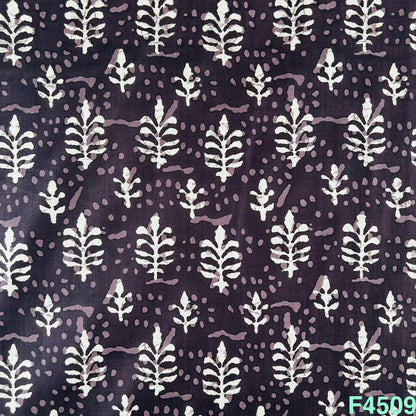 Printed Rayon Cotton Fabric-F4509