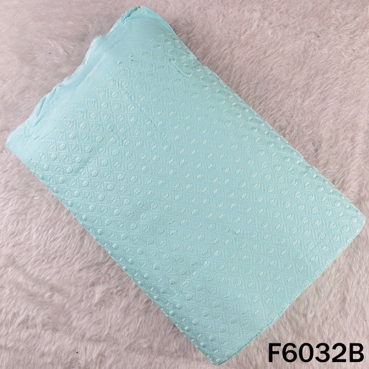 Chikankari Rayon Cotton Fabric - F6032