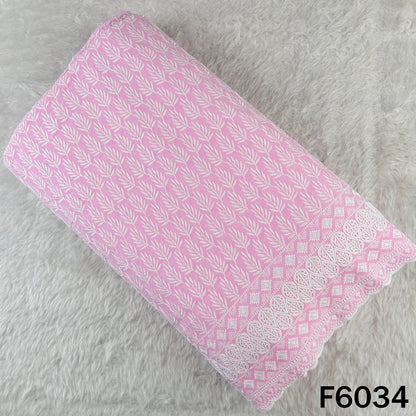 Chikankari Cotton Fabric - F6034