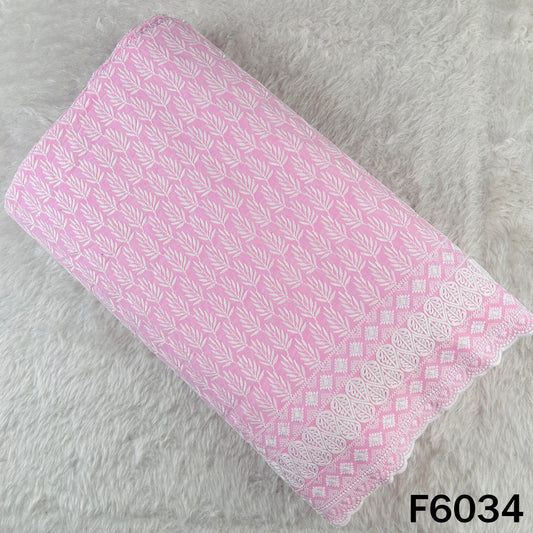 Chikankari Cotton Fabric - F6034