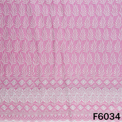 Chikankari Cotton Fabric - F6034