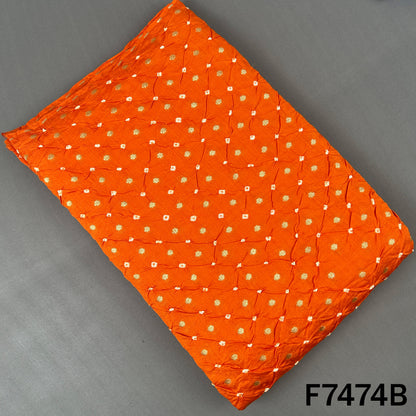 Pure Bandhani Silk Fabric - F7474