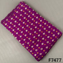 Pure Bandhani Silk Fabric - F7477