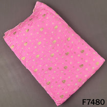 Pure Bandhani Silk Fabric - F7480
