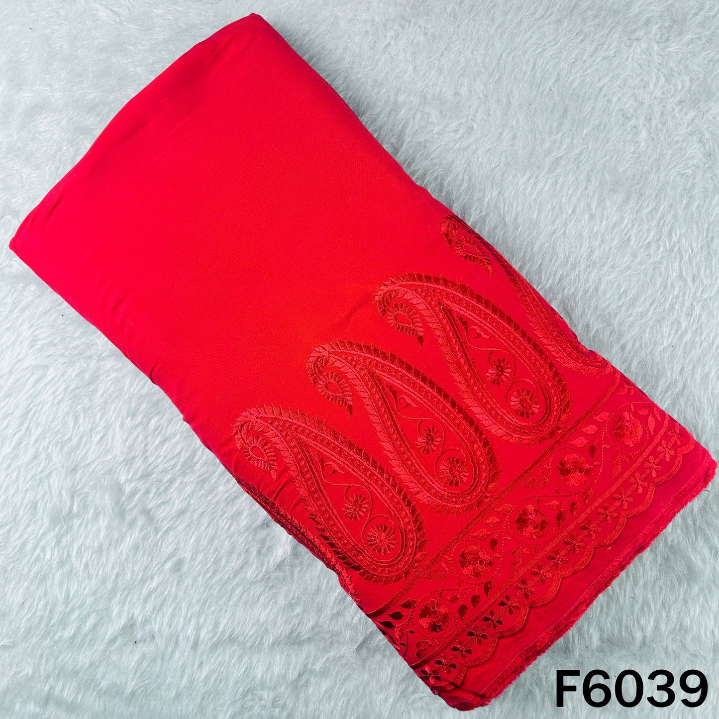 Thread Work Rayon Cotton Fabric - F6039