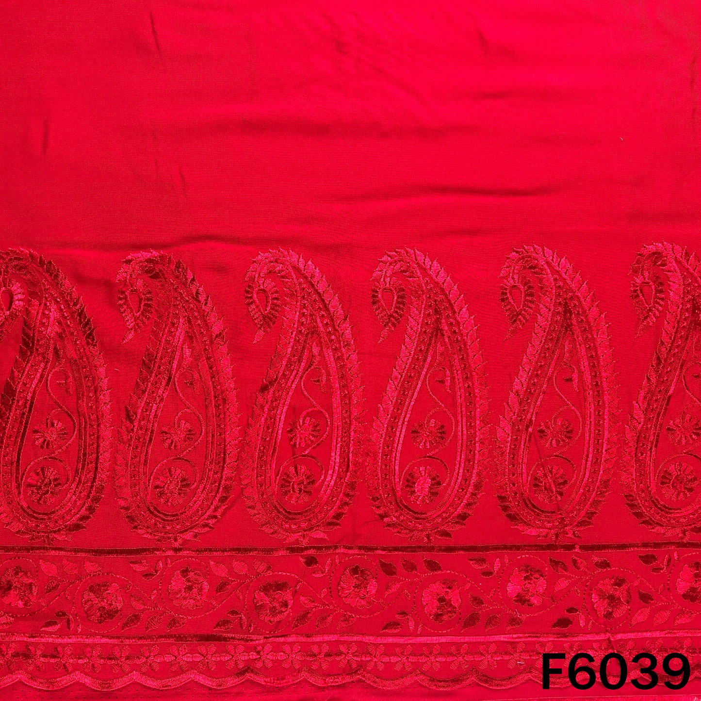 Thread Work Rayon Cotton Fabric - F6039